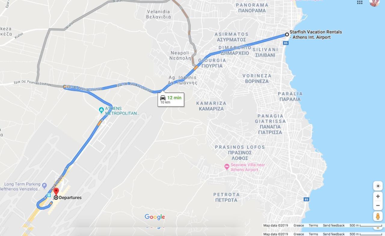 Starfish Vacation Rentals - Athens Int. Airport 아르테미다 외부 사진